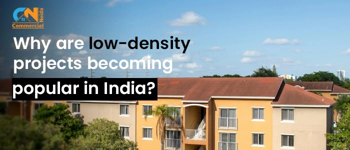 Why are low-density projects becoming popular in India?