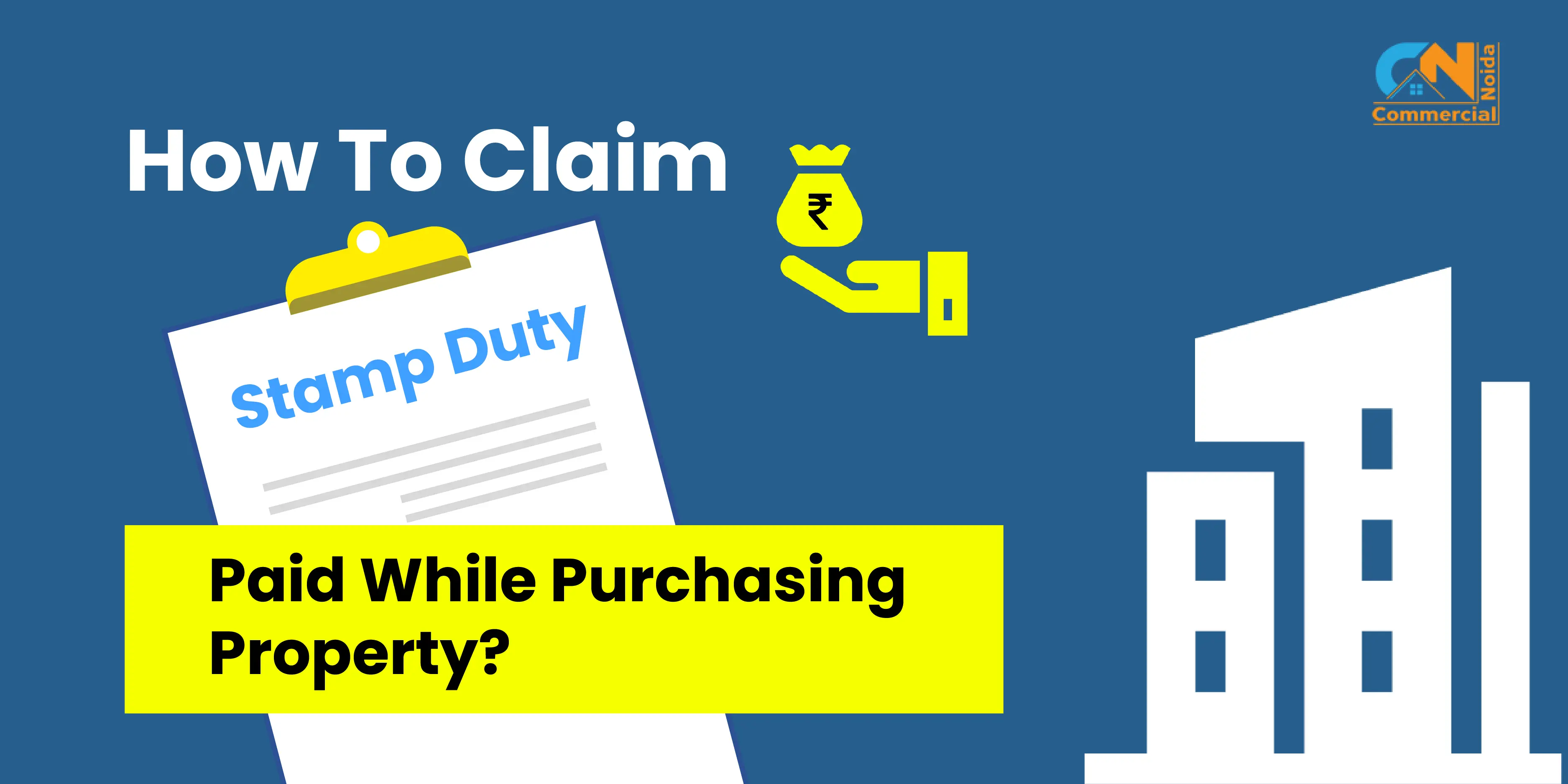 How to claim stamp duty paid while purchasing property?